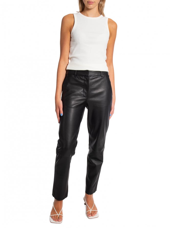 SELECTED FEMME SKINNBYXA MARIE BLACK