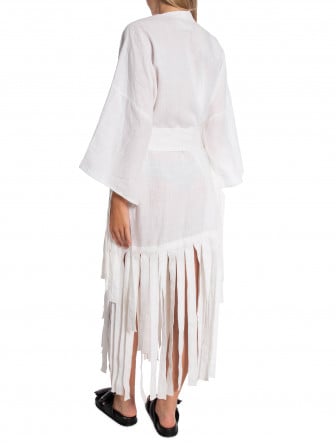 A PERFECT NOMAD KIMONO DANCE WHITE