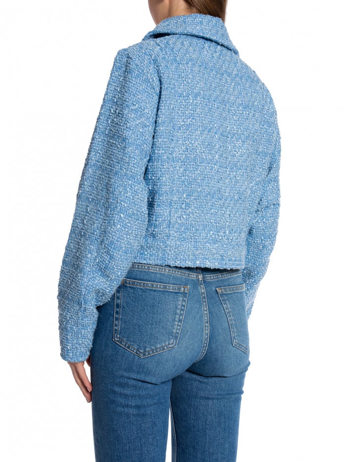 NEO NOIR JACKA SHERRY BOUCLE LIGHT BLUE