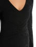 SELECTED FEMME KLÄNNING FRUE LS MIDI GLITTER BLACK