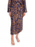 Y.A.S KJOL YASSWIRL HW PLEATED MIDI MOCHA MOUSSE SWIRL PRINT