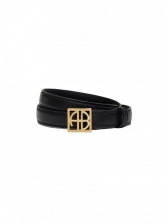 ANINE BING SKÄRP MONOGRAM BLACK