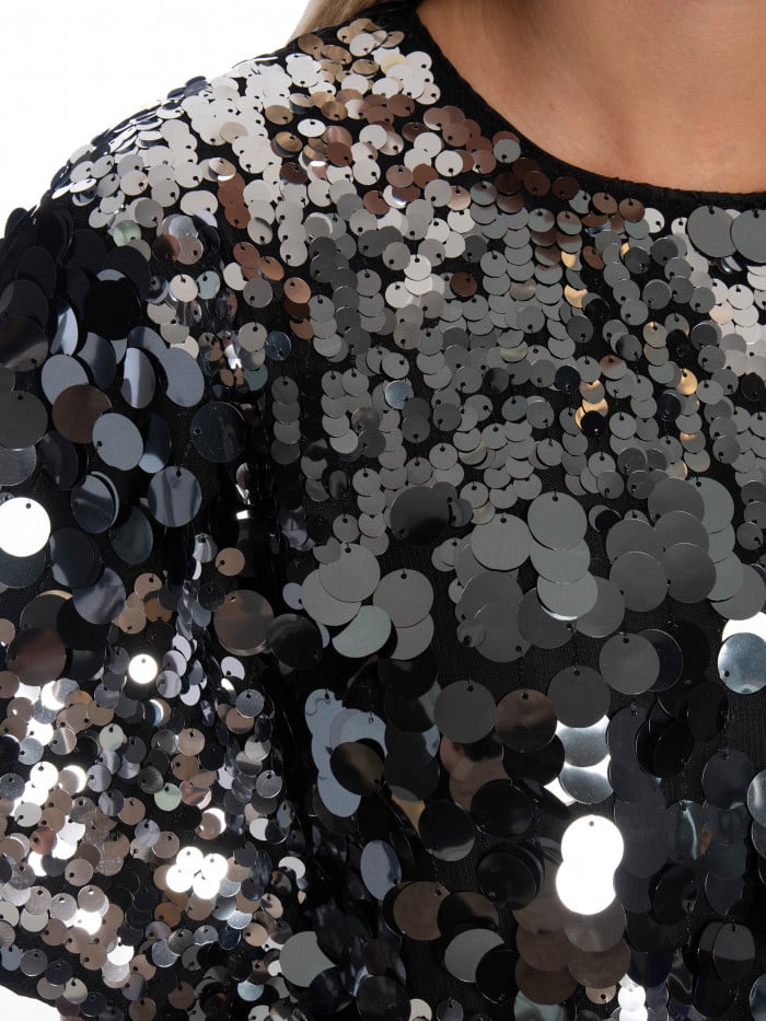 SELECTED FEMME TOPP TANA 3/4 SEQUINS TOP B