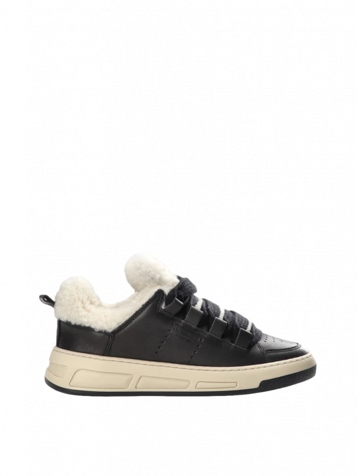 COPENHAGEN STUDIOS SNEAKERS CPH213 LEATHER TEDDY BLACK