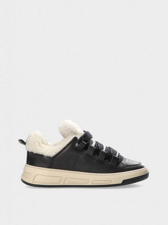 COPENHAGEN STUDIOS SNEAKERS CPH213 LEATHER TEDDY BLACK