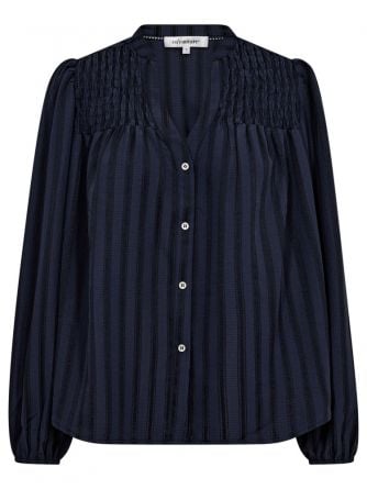CO'COUTURE BLUS LULU SMOCK NAVY