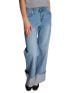 TRUE RELIGION JEANS DIAMANTE CUFF BOBBI LOW SLUNG BAGGY ALMANOR