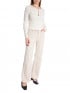 DENIM LIFE JEANS WIDE LEG D2837 STRETCH ECRU