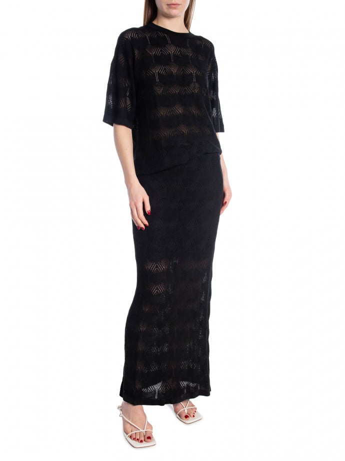 TWIST & TANGO KJOL ZIATRA CROCHET BLACK