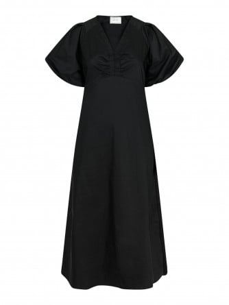 NEO NOIR KLÄNNING ILLANA POPLIN BLACK