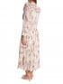 LILY MCBEE KLÄNNING MID LONG PLEATED WITH BELT NUDE