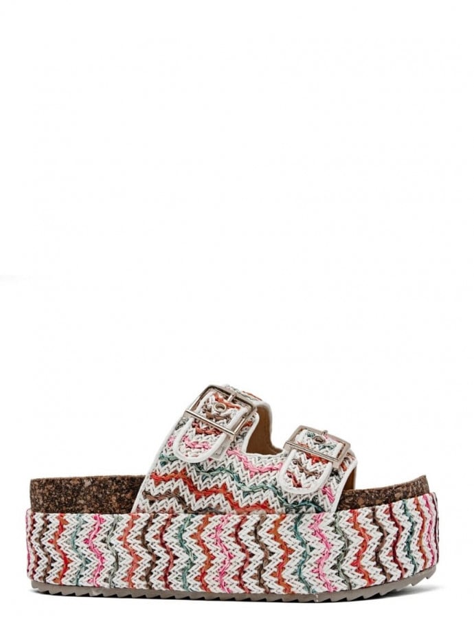 SANDELETT COMPENSEE DAISY WHITE