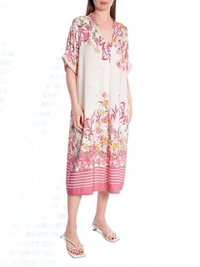 KLÄNNING ROBE FLOWER PRINTED ROSE