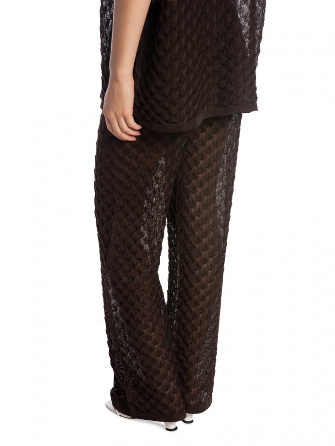 MALINA BYXA ALISSA KNITTED CHOCOLATE 