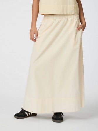 NEO NOIR KJOL LINK POPLIN LIGHT YELLOW
