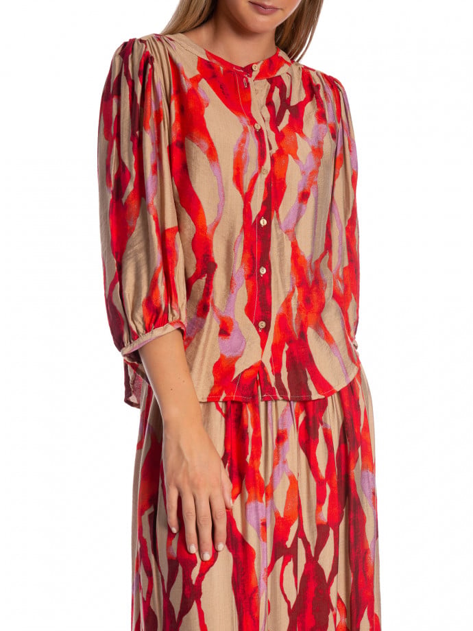 MINUS BLUS RIKKI GRENADINE PRINT