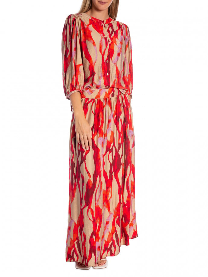 MINUS BLUS RIKKI GRENADINE PRINT