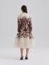 MALINA KLÄNNING LEONI SILK WINE PEONY